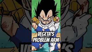 Why Vegeta ALWAYS Holds his Left Arm dragonball dbz goku [upl. by Adaha]