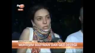 Halit Ergenç and Berguzar Korel spoke to jurnalists in Taksim  Turkey TV8  31 5 2013 [upl. by Plante]