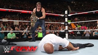 Roman Reigns Dean Ambrose amp Chris Jericho vs Bray Wyatt Harper amp Rowan SmackDown Jan 28 2016 [upl. by Blanding]