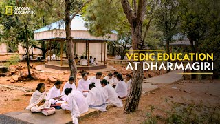 Vedic Education at Dharmagiri  Inside Tirumala Tirupati  National Geographic [upl. by Anaillil]