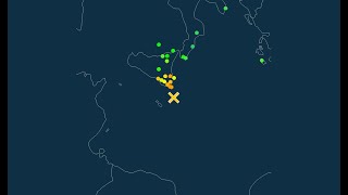 Terremoto ML 31 nel Mar Ionio Meridionale del 28 ottobre 2024 alle ore 192850  GlobalQuake [upl. by Hairas]