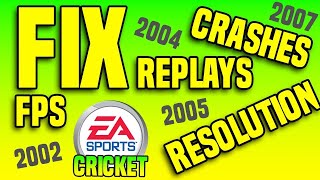 EA Cricket Games Ultimate Fix [upl. by Scheer]