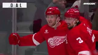 Red Wings Scores Two Goals In 25 Seconds Against New Jersey [upl. by Aihsal101]