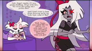 a little wardrobe help PART ONE  hazbin hotel comic [upl. by Kreit]