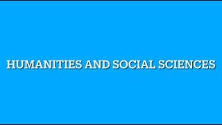 Humanities and Social Science [upl. by Aicert823]