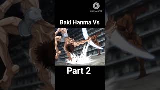 Baki Hanma Vs Biscuit Oliva Part 2  Baki  Yujiro Hanma  Oliva baki yujirohanma animeedit [upl. by Gabrila]