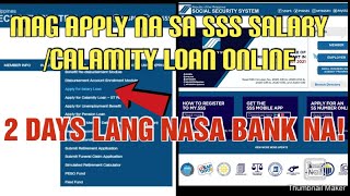 Paano mag loan sa SSS Online  Paano mag loan sa SSS online [upl. by Einnahpets713]