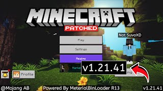 Minecraft Pe 12141 Patch Apk Download  Mcpe New 12141 Patch Version  SuvoXD [upl. by Horwath506]