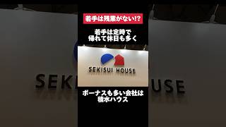 若手は定時で帰れて休日も多くボーナスも多い積水ハウスがヤバすぎた… 積水ハウス 定時 残業 休日 ボーナス 転職 就活 ホワイト企業 第二新卒 雑学 [upl. by Low]