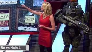 Charissa Thompson Black Tights 11 01 12 HD [upl. by Zulaledairam823]