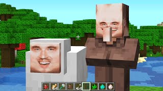 Minecraft but EVERY mob is PewDiePie [upl. by Frankhouse]