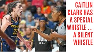 Caitlin Clark Has a Special Whistle  its a Silent Whistle While other WNBA Stars Get the Calls [upl. by Leeann]