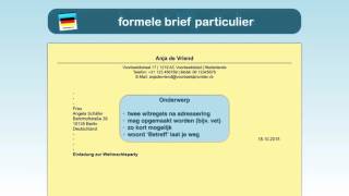 Duits schrijven 4 de persoonlijke brief [upl. by Eibmab333]