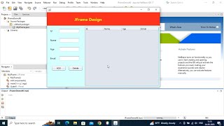 How to Design JFrame Using Netbeans 17  Netbeans Jframe Tutorial [upl. by Ajssatan]