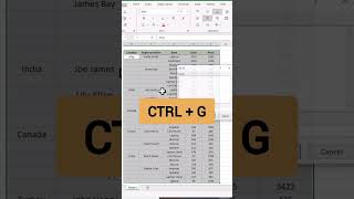 Fill Blank Cells in Seconds with This Easy Excel Shortcut ⏳ [upl. by Gnek]