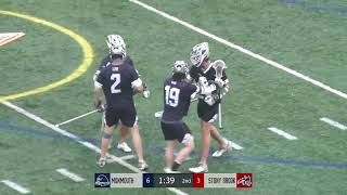 Mens Lacrosse Highlights at Stony Brook [upl. by Blackmun140]