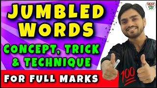 Jumble Words Tricks  Rearrangement of Sentence EnglishGrammarQuestionAnswerConcept  Class 910 [upl. by Yatnahs596]