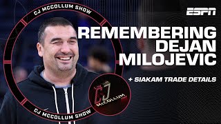 Tragic loss in NBA Warriors coach Milojevic passes away  Siakam to the Pacers  CJ McCollum Show [upl. by Rhynd841]