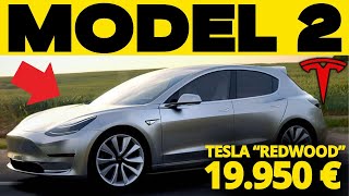 Cela ma surpris Nouveau Tesla Model 2 Redwood  Elon Musk dévoile une autonomie de 500 km [upl. by Ahsiek]