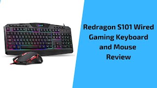 Redragon S101 Wired Gaming Keyboard and Mouse Review2020 DONT BUY BEFORE YOU WATCH THIS [upl. by Ahseena]