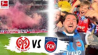 FSV MAINZ 05 vs FC HEIDENHEIM  Stadionvlog ⚪️🔴🔵 Komplette Eskalation 🔥⚽️  S7EVEN [upl. by Chaiken328]