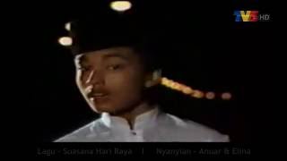 Suasana Hari Raya  Anuar Zain amp Ellina [upl. by Sirromaj]