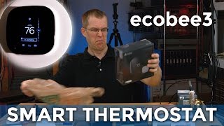 ecobee3 Smart Thermostat Installation Review and Wiring Discussion [upl. by Barrus]