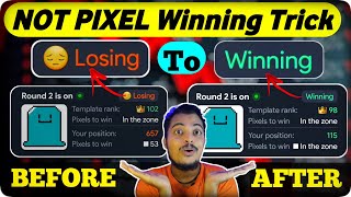 NOT PIXEL Battle Winning Trick  Not Pixel Telegram Battle Losing to Winning [upl. by Kcirde587]