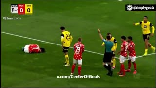 Emre Can Red Card ♦️IncidentMainz vs Dortmund31 All Goals and Extended Highlight [upl. by Leziar22]