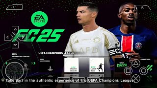 FIFA 2025 PPSSPP Android Offline 4K Camera  EA FC 25 PPSSPP HD Graphics Update Kits ampTransfer 2425 [upl. by Norvan]