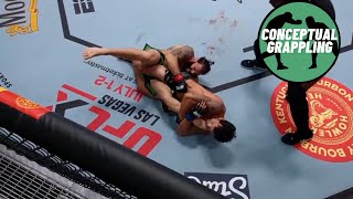 Claudio Puelles Slick Kneebar Versus Clay Guida [upl. by Negroj943]