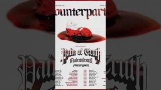 Counter Parts Announces Heaven Let Them Die Tour [upl. by Adnaram903]