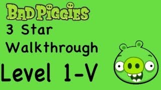 Bad Piggies  Bonus Level 1V 3 Star Walkthrough Ground Hog Day  WikiGameGuides [upl. by Icken]