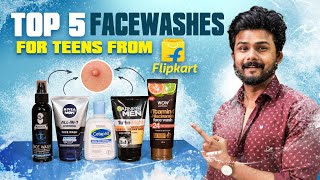 Rating Best FACE WASHES 🥰 From Flipkart  For Teenagers [upl. by Eitten668]