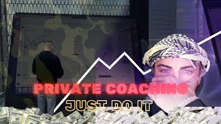 Episode 1  Private Coaching  Found a NEW Trading Strategy which is INSANELY EASY   🐍 crt [upl. by Ahsataj]