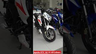 2022 TVS Apache RTR 160 2V All Colour amp On Road Price  shorts [upl. by Grail]