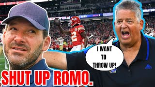 Patriots Legend Charlie Weis ABSOLUTELY CRUSHES Tony Romo over Chiefs GW Call In Super Bowl [upl. by Wileen]