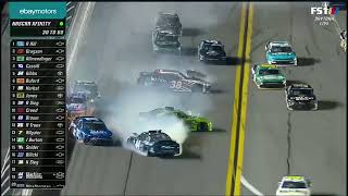 HUGE CRASH  2022 BEEF ITS WHATS FOR DINNER 300 NASCAR XFINITY SERIES AT DAYTONA [upl. by Robert859]