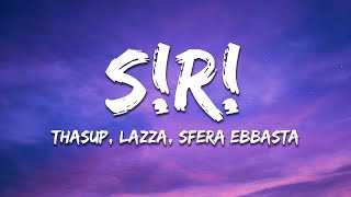 thasup Lazza Sfera Ebbasta  SR TestoLyrics [upl. by Eide]