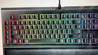 Hard Reset Razer BlackWidow Tournament Edition Chroma Keyboard [upl. by Gussy]