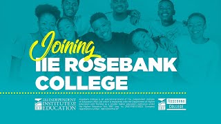 Join IIE Rosebank College  2023 Registration Process [upl. by Mcquillin]