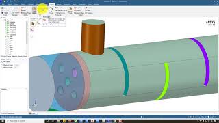 Removing extra edges faces etc from Geometry in ANSYS SpaceClaim  Part 10 [upl. by Georgy]