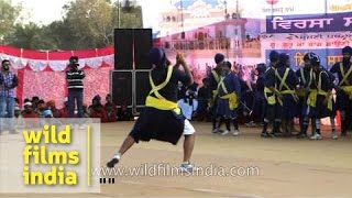 Punjab hosts International Gatka Festival in Anandpur Sahib [upl. by Ammamaria]