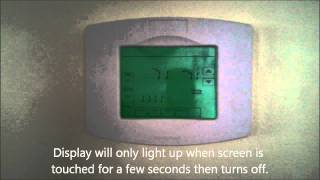 Honeywell UtilityPRO Vision Pro Back Light Change Utility Settings [upl. by Tucker]