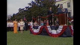 Cuts of Arrival Ceremony for President Marcos of the Philippines in September 16 1982 [upl. by Brook183]