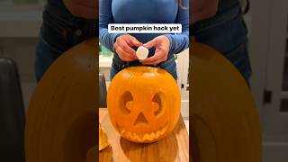 Create a light switch in the back using an LED candle pumpkin pumpkinpatch Halloween smart [upl. by Ylrebmit898]