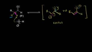 Ketoenol tautomerization by Jay  Alpha Carbon Chemistry  Organic chemistry  Khan Academy [upl. by Kristy926]