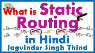 ✅ What is Static Routing in Hindi [upl. by Ahseym]