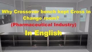 English  Why cross over bench kept cross in change room of Pharmaceutical Industry [upl. by Adnhoj617]