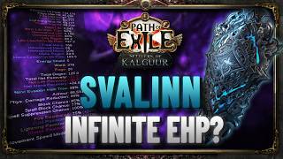 Infinite EHP The Most Broken Item in PoE Svalinn [upl. by Gehlbach]